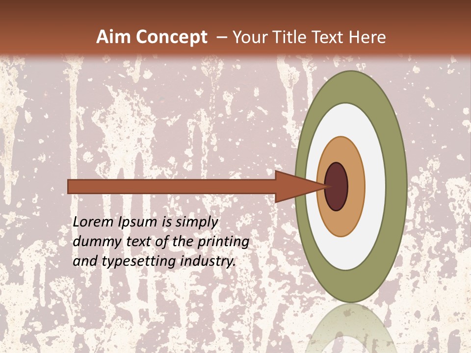 Grunge Background Blood PowerPoint Template