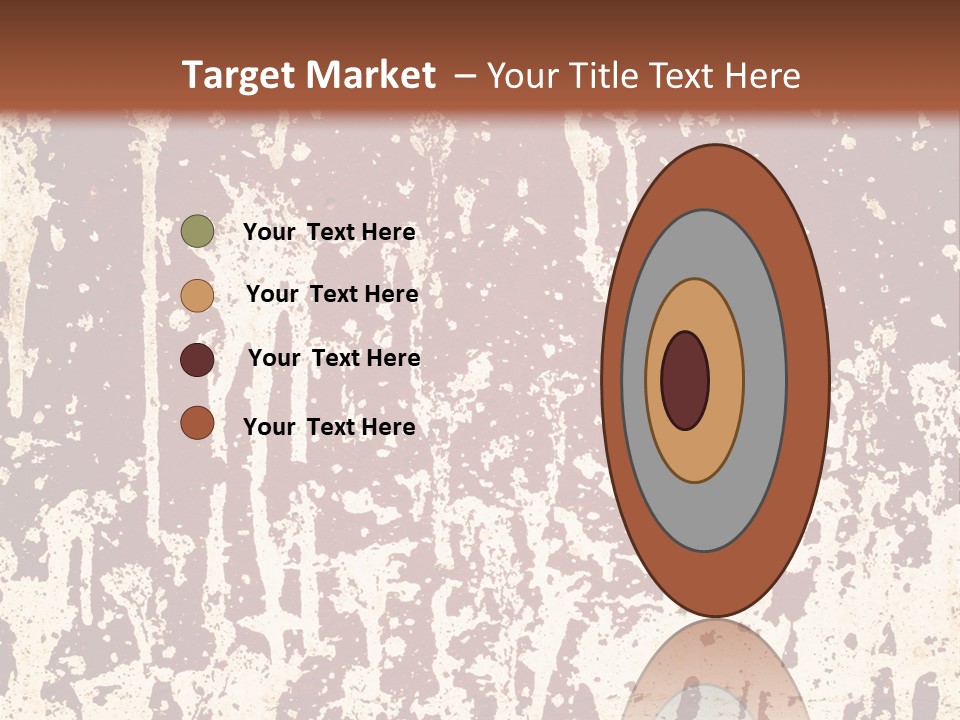 Grunge Background Blood PowerPoint Template