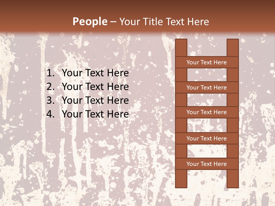 Grunge Background Blood PowerPoint Template