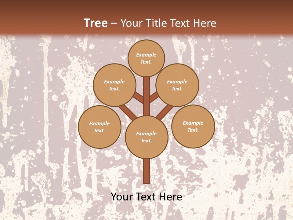 Grunge Background Blood PowerPoint Template