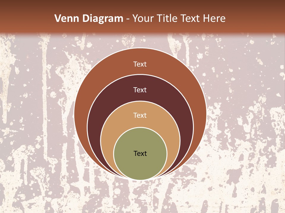 Grunge Background Blood PowerPoint Template