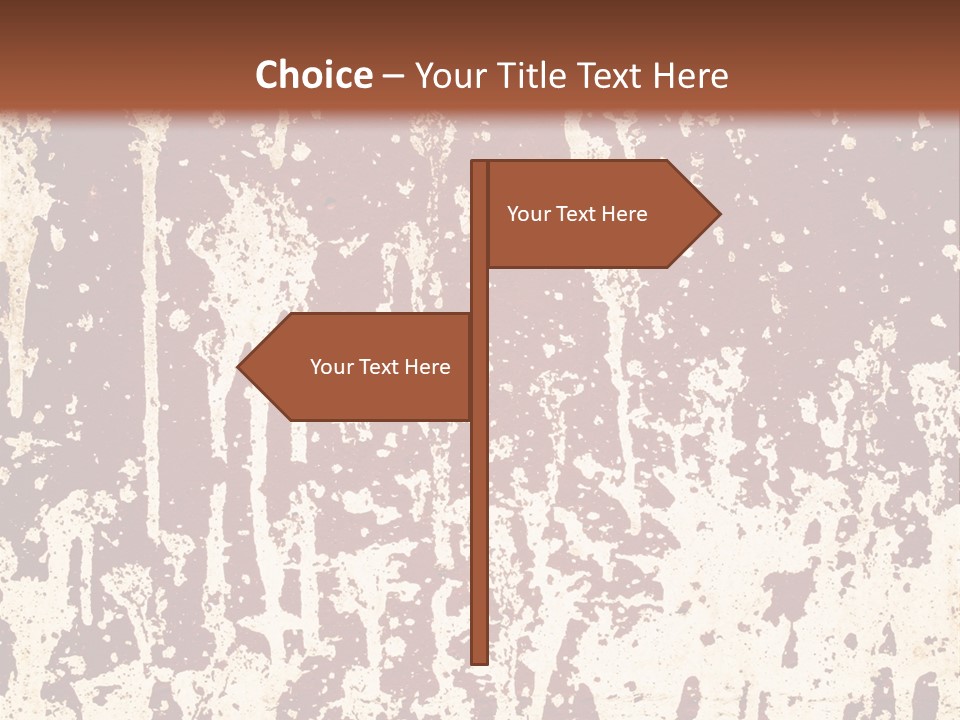 Grunge Background Blood PowerPoint Template