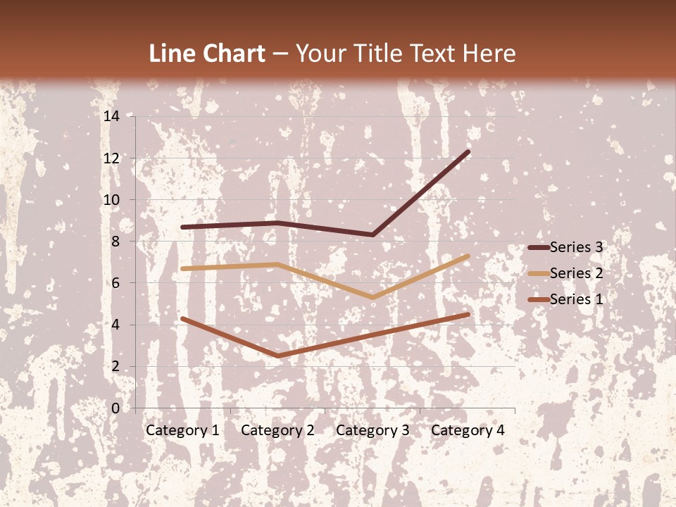 Grunge Background Blood PowerPoint Template