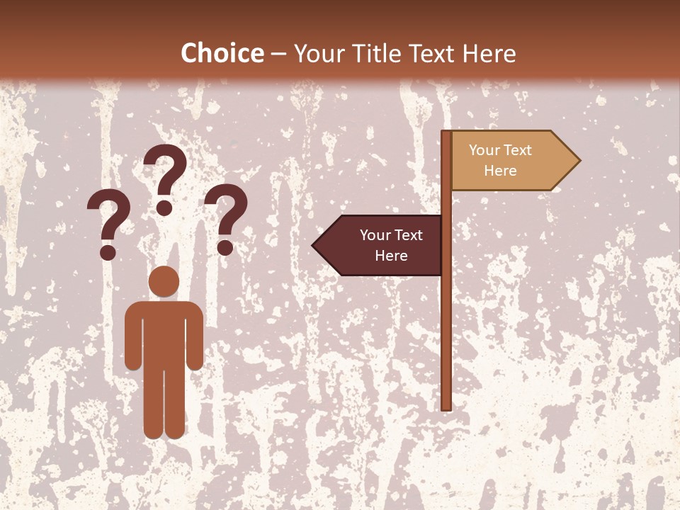 Grunge Background Blood PowerPoint Template