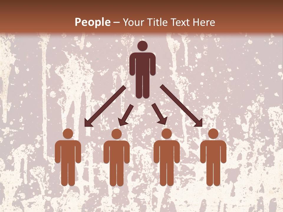 Grunge Background Blood PowerPoint Template