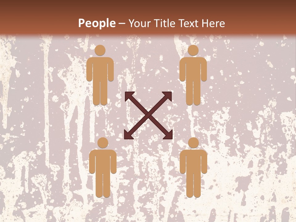 Grunge Background Blood PowerPoint Template