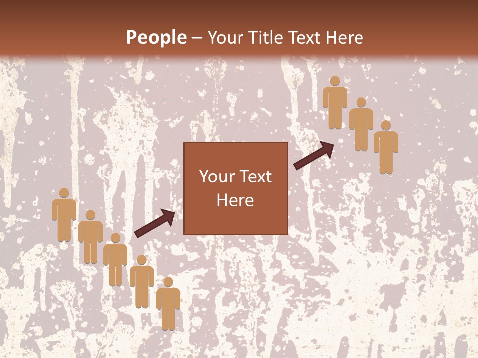 Grunge Background Blood PowerPoint Template