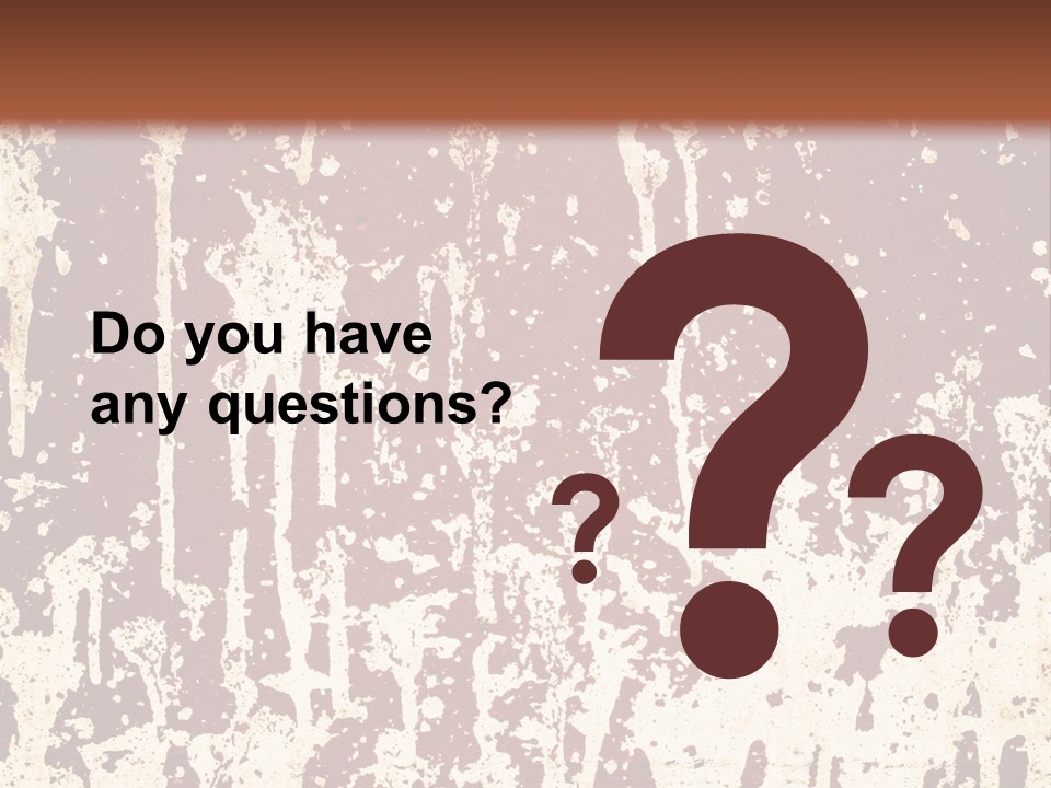 Grunge Background Blood PowerPoint Template