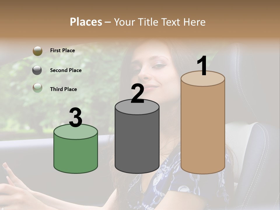 Hands Elegant Model PowerPoint Template
