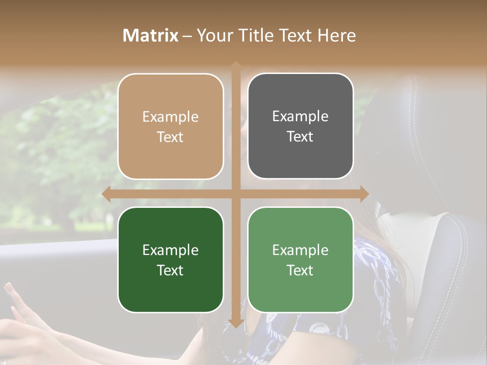 Hands Elegant Model PowerPoint Template