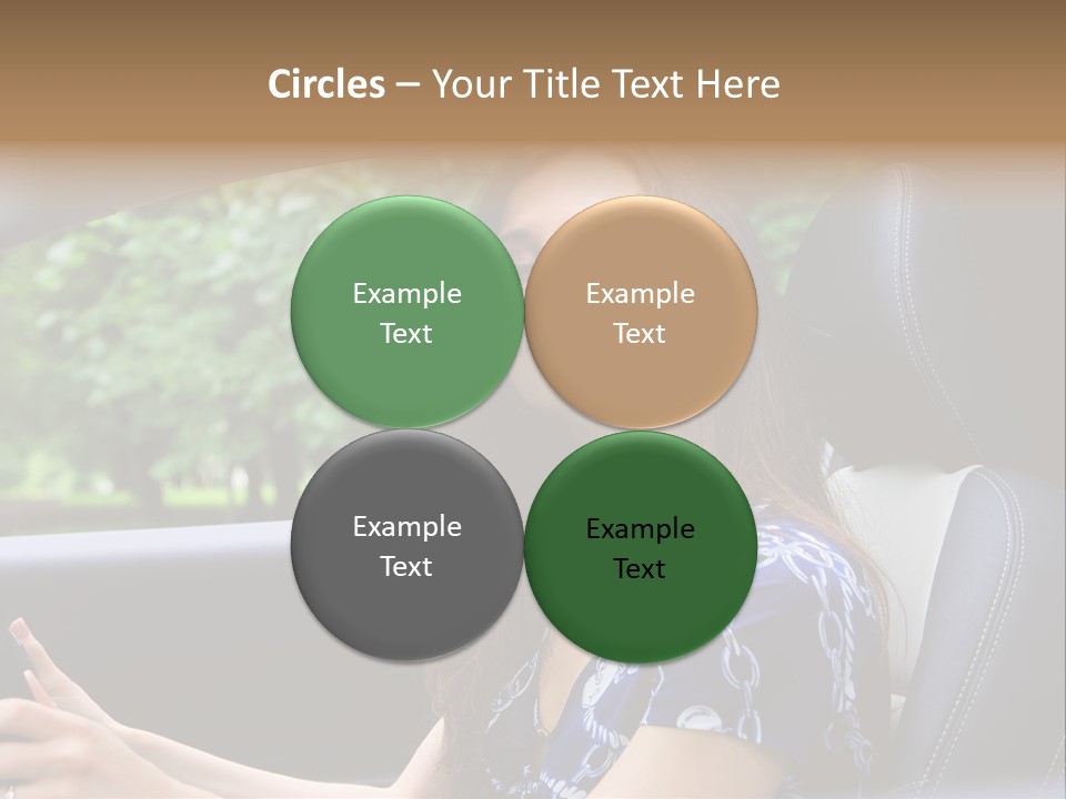 Hands Elegant Model PowerPoint Template
