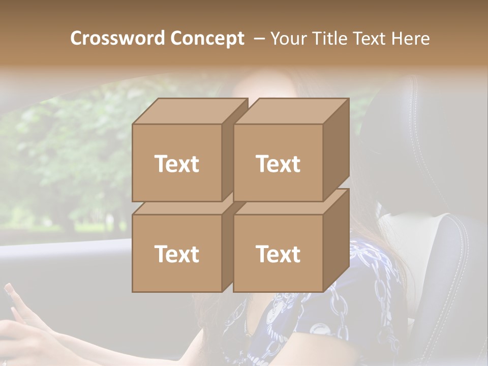 Hands Elegant Model PowerPoint Template