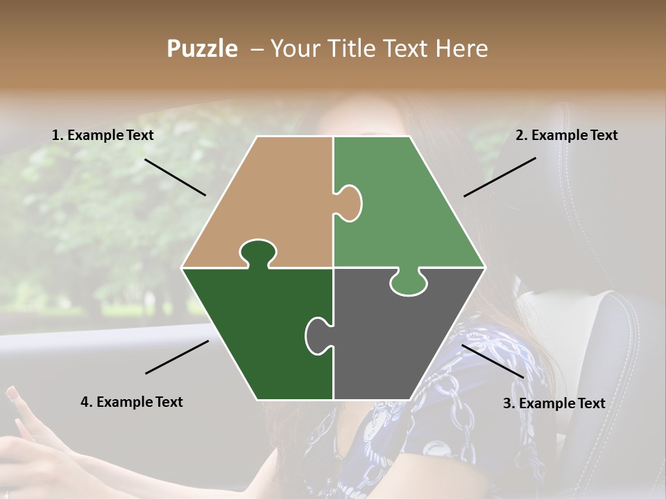 Hands Elegant Model PowerPoint Template