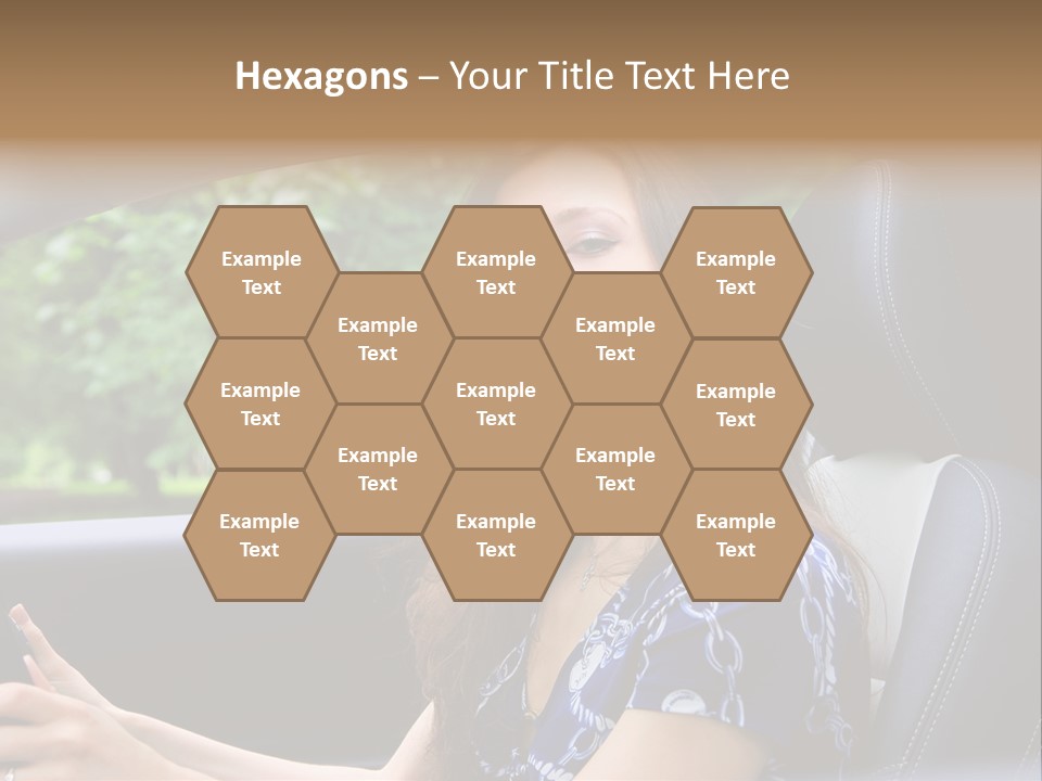Hands Elegant Model PowerPoint Template