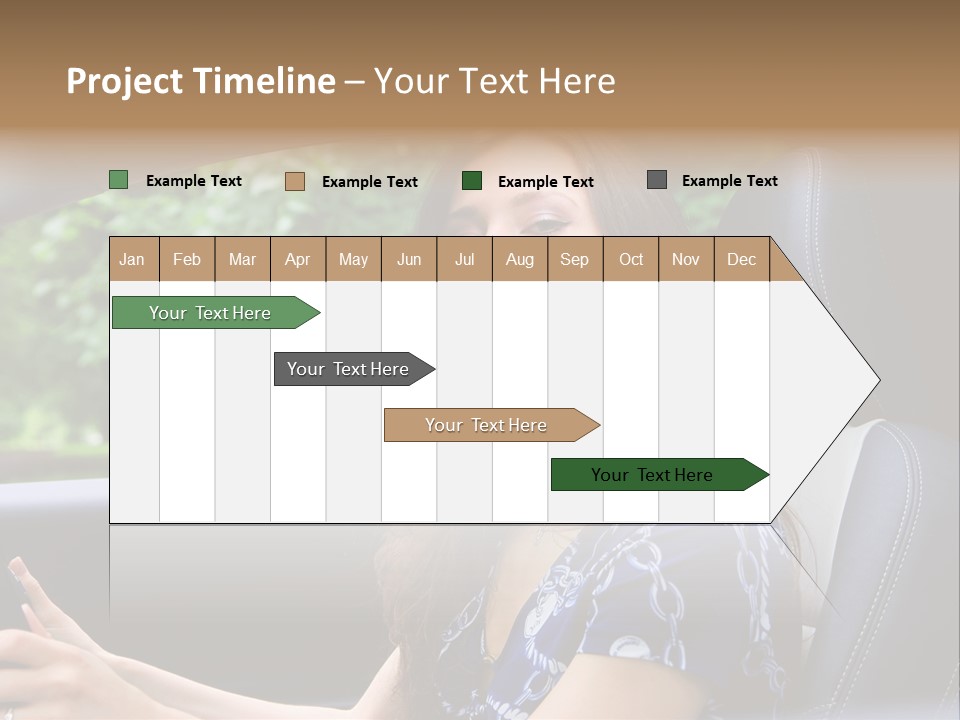 Hands Elegant Model PowerPoint Template