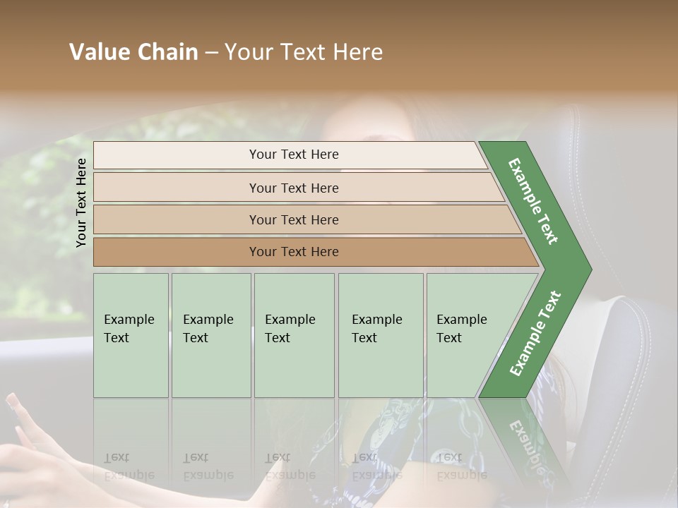 Hands Elegant Model PowerPoint Template