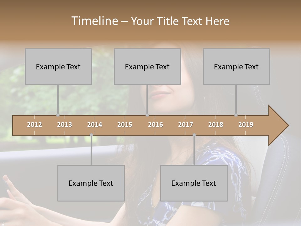 Hands Elegant Model PowerPoint Template