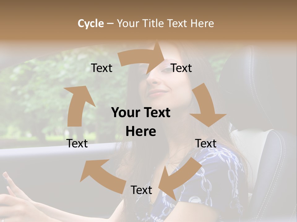 Hands Elegant Model PowerPoint Template