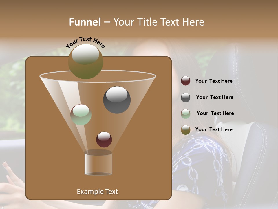 Hands Elegant Model PowerPoint Template