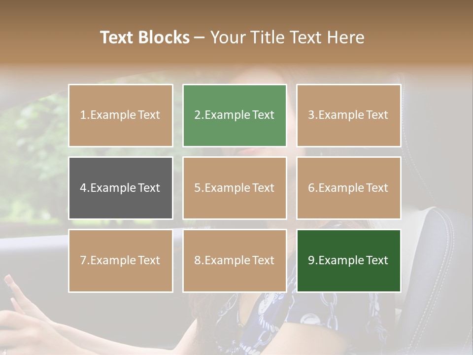 Hands Elegant Model PowerPoint Template