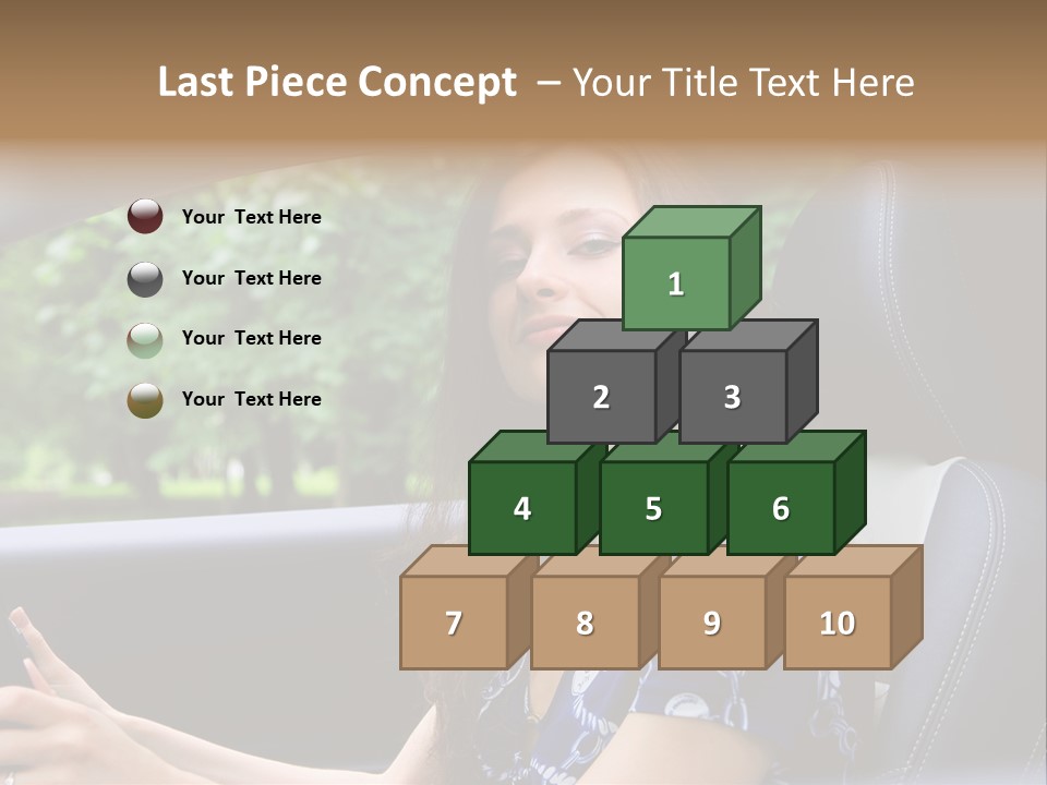 Hands Elegant Model PowerPoint Template
