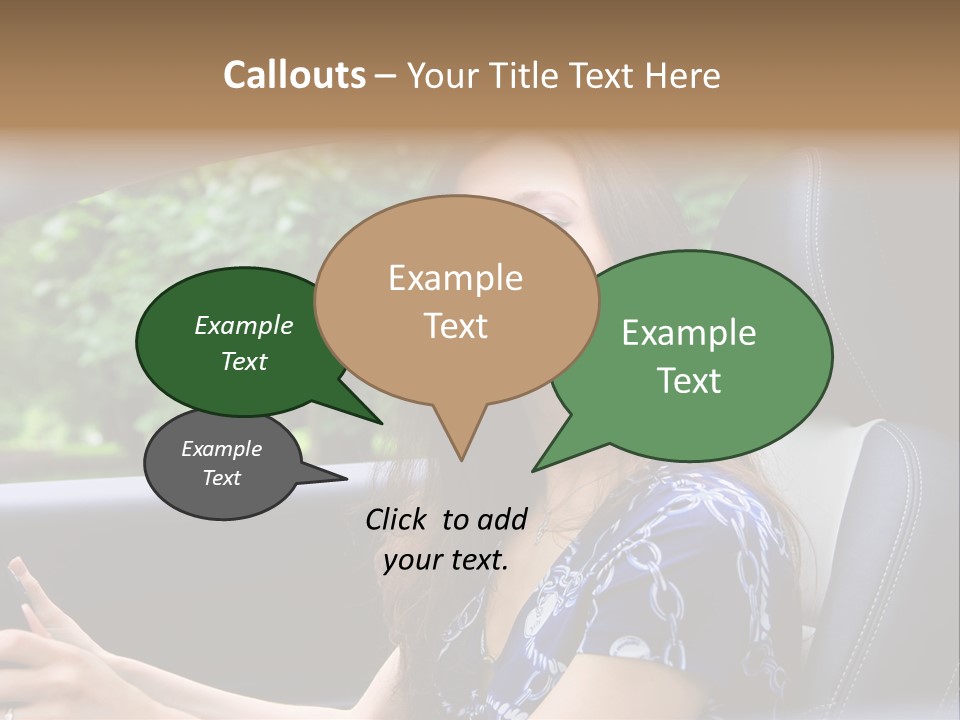 Hands Elegant Model PowerPoint Template