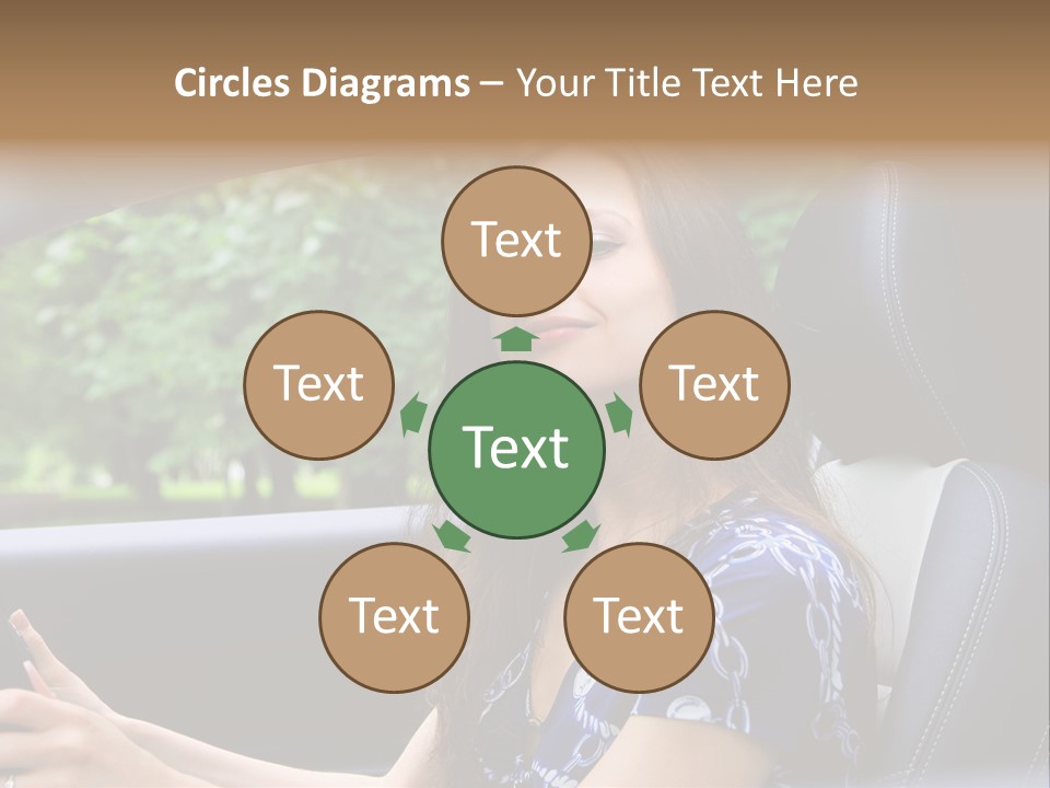 Hands Elegant Model PowerPoint Template