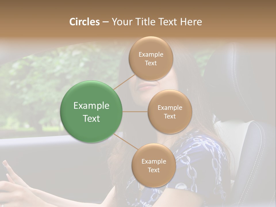 Hands Elegant Model PowerPoint Template