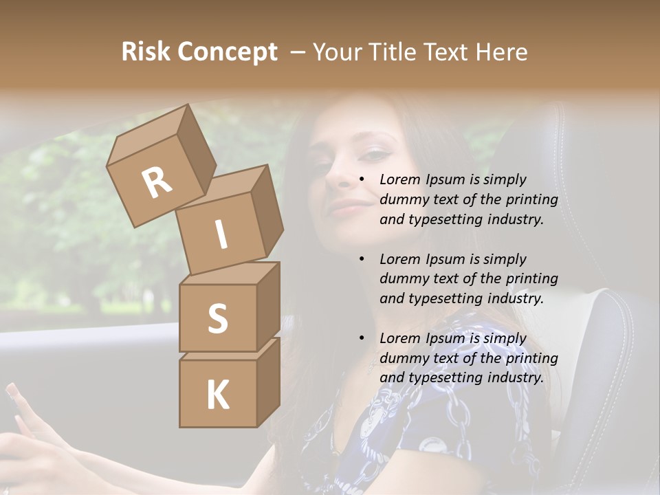 Hands Elegant Model PowerPoint Template