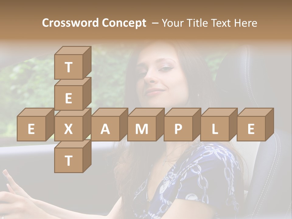 Hands Elegant Model PowerPoint Template