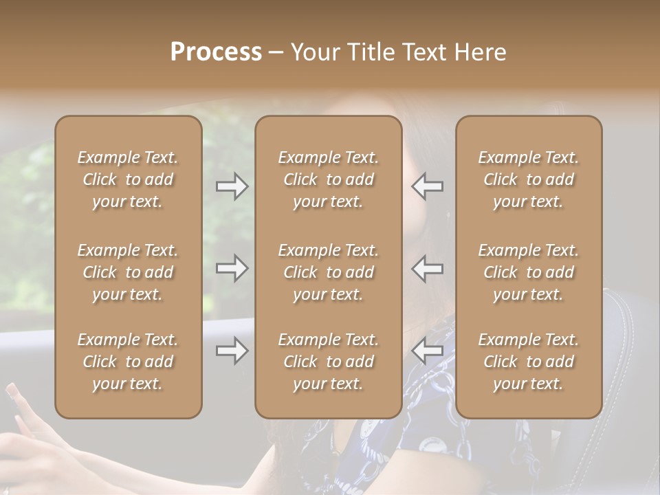 Hands Elegant Model PowerPoint Template