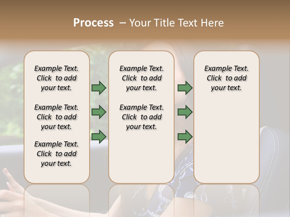 Hands Elegant Model PowerPoint Template