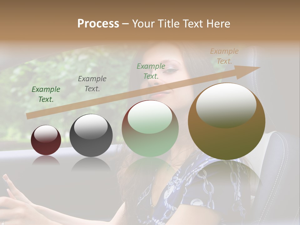Hands Elegant Model PowerPoint Template