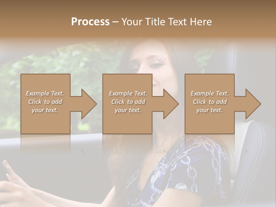 Hands Elegant Model PowerPoint Template