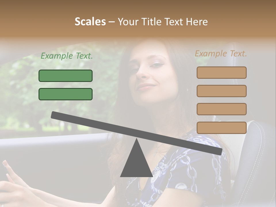 Hands Elegant Model PowerPoint Template