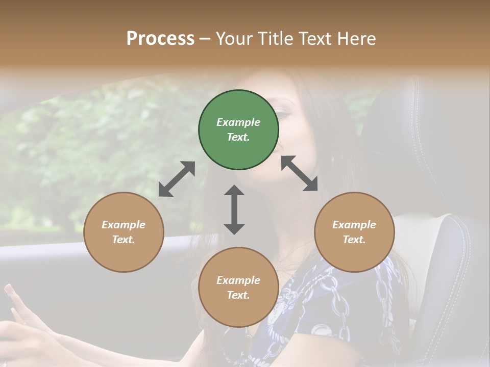 Hands Elegant Model PowerPoint Template