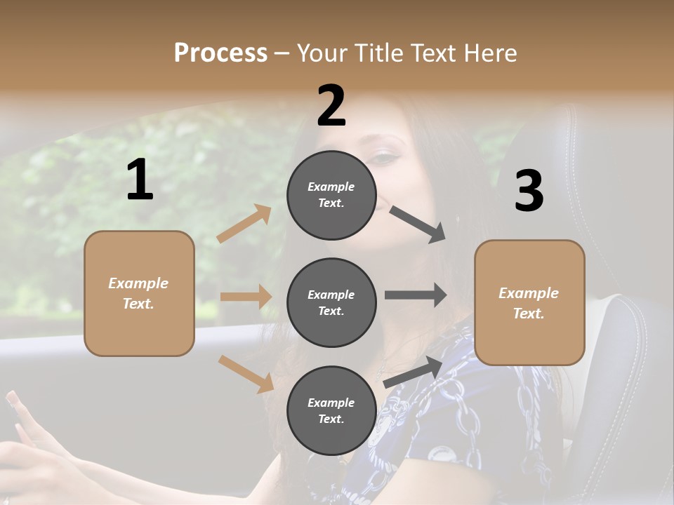Hands Elegant Model PowerPoint Template