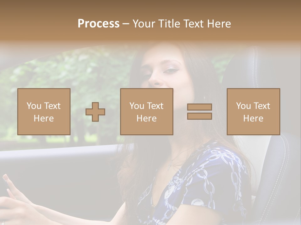 Hands Elegant Model PowerPoint Template