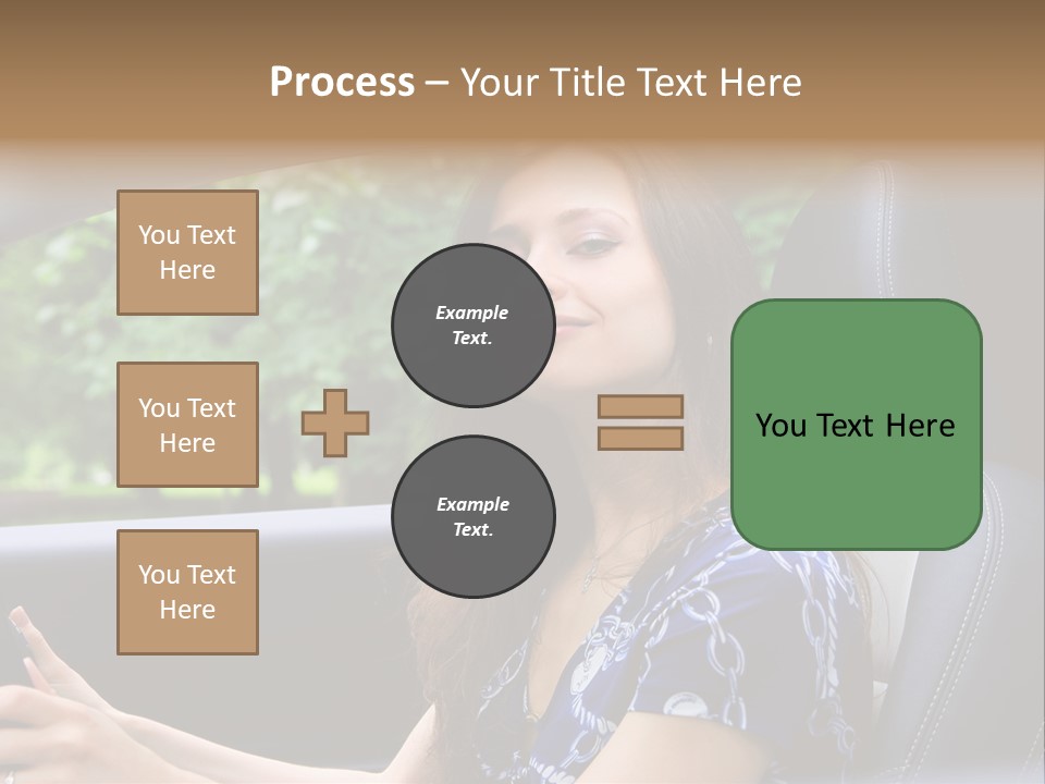 Hands Elegant Model PowerPoint Template
