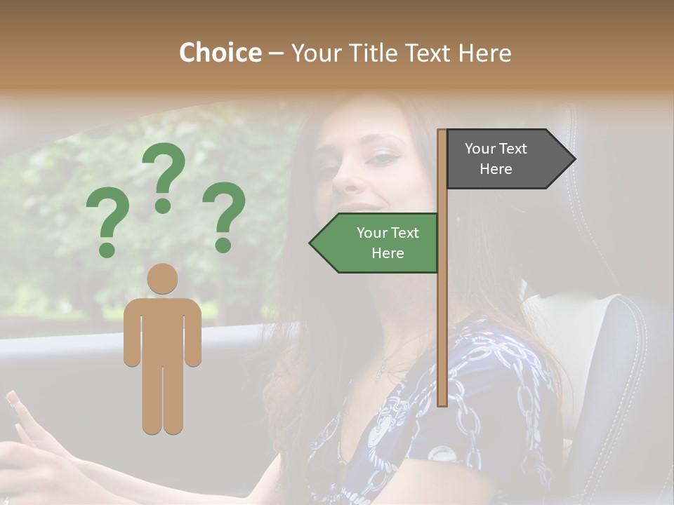 Hands Elegant Model PowerPoint Template