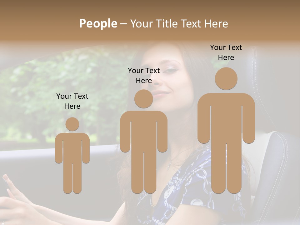 Hands Elegant Model PowerPoint Template