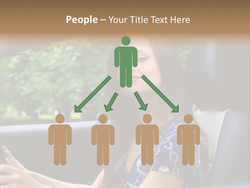 Hands Elegant Model PowerPoint Template