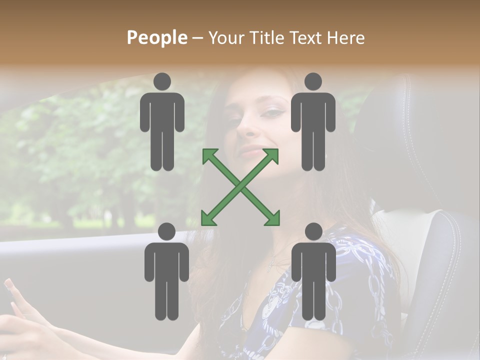 Hands Elegant Model PowerPoint Template