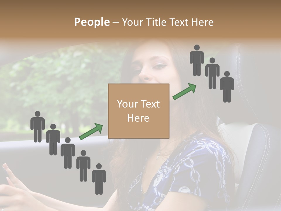 Hands Elegant Model PowerPoint Template