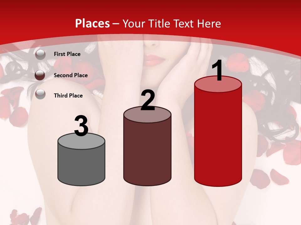 Raven Haired Beauty PowerPoint Template