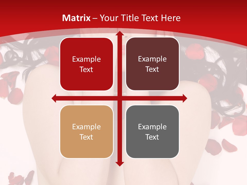 Raven Haired Beauty PowerPoint Template