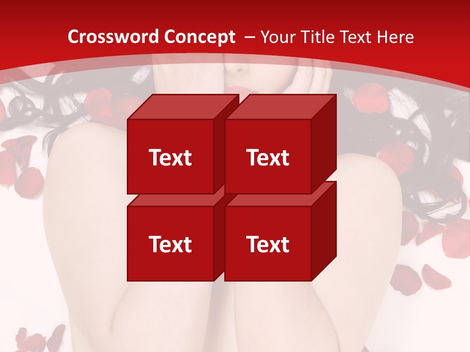 Raven Haired Beauty PowerPoint Template