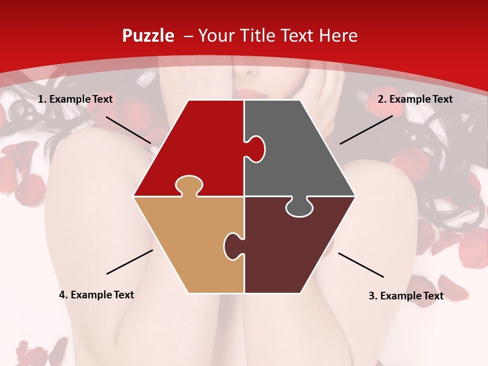 Raven Haired Beauty PowerPoint Template