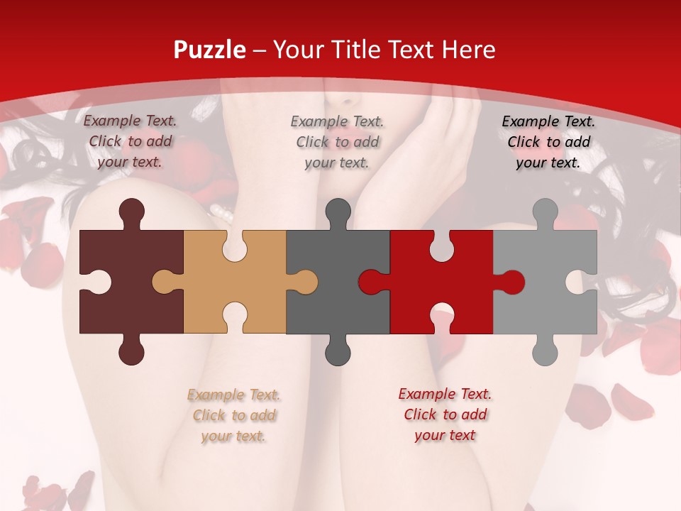 Raven Haired Beauty PowerPoint Template