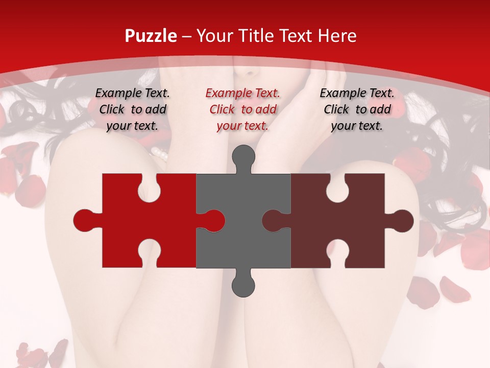 Raven Haired Beauty PowerPoint Template